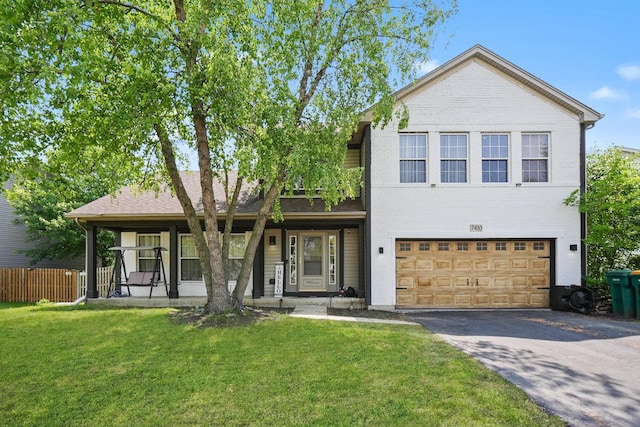 7410 Atkinson Cir, Plainfield, IL 60544 - view of front facade featuring an attached garage, driveway, and brick siding