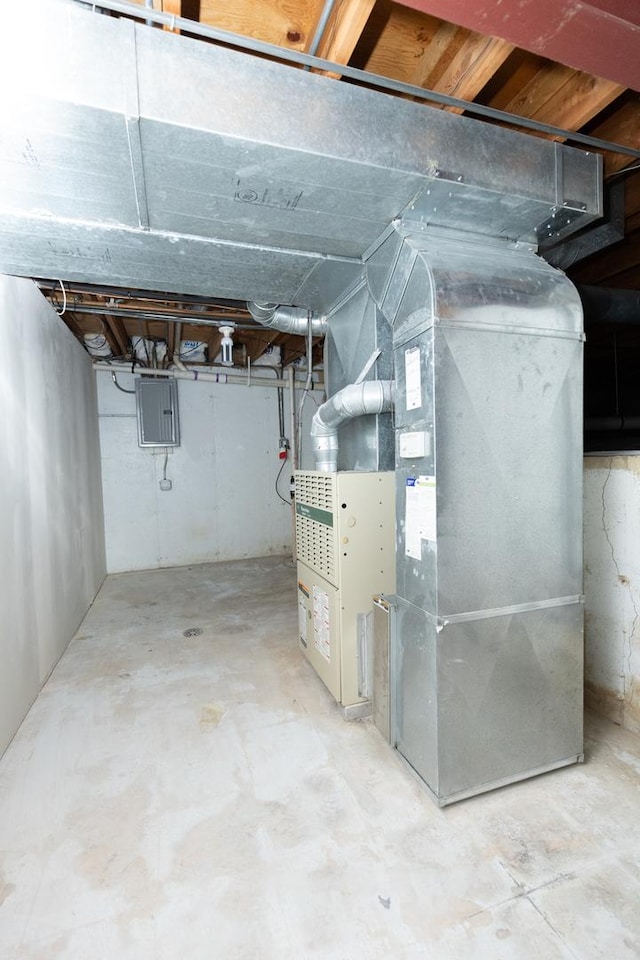 3145 Hillside Ln, Darien, IL 60561 - unfinished basement with electric panel