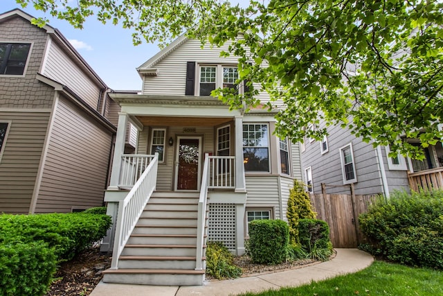 4039 N Kildare Ave, Chicago, IL 60641 - view of front of house with covered porch and stairway
