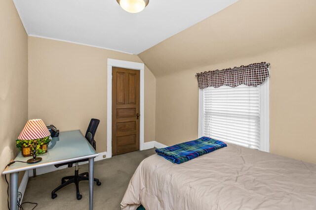 4039 N Kildare Ave, Chicago, IL 60641 - carpeted bedroom with lofted ceiling and baseboards