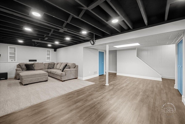 957 Whittington Dr, Geneva, IL 60134 - living area featuring wood finished floors