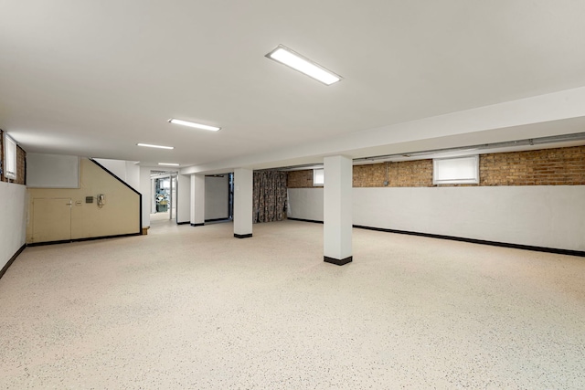 2728 N Neva Ave, Chicago, IL 60707 - below grade area featuring baseboards