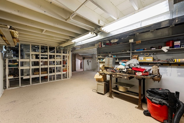 2728 N Neva Ave, Chicago, IL 60707 - unfinished below grade area featuring a workshop area