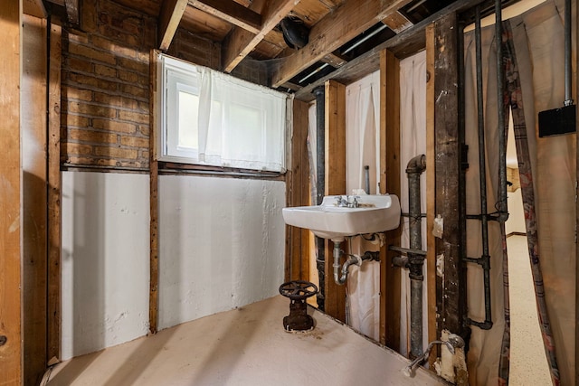 2728 N Neva Ave, Chicago, IL 60707 - unfinished basement featuring a sink