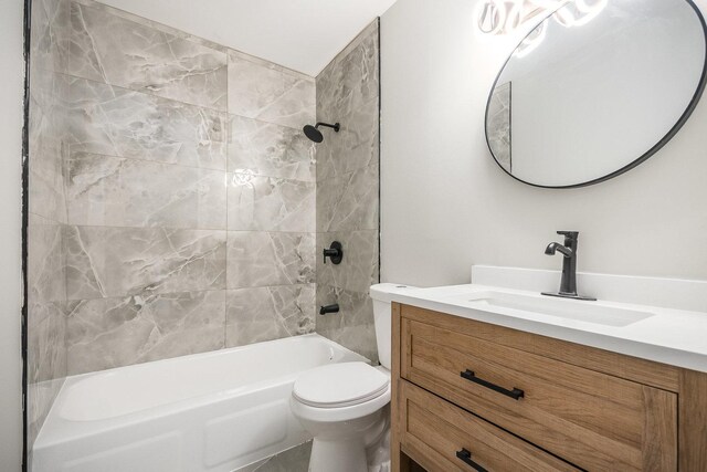 705 Heritage Dr Unit 312, Hoffman Estates, IL 60169 - bathroom featuring vanity,  shower combination, and toilet