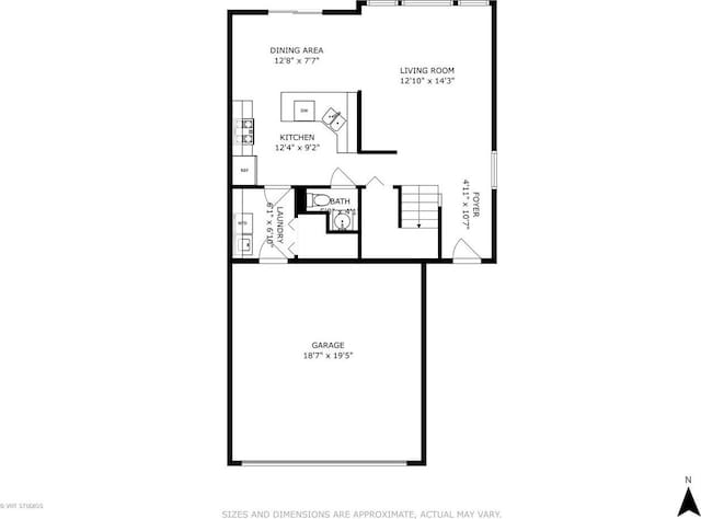 377 Locksley Dr, Streamwood, IL 60107 - view of property floor plan