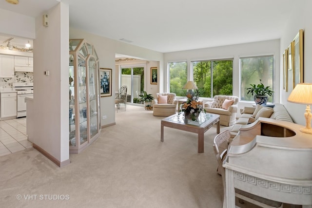 377 Locksley Dr, Streamwood, IL 60107 - living room with light carpet