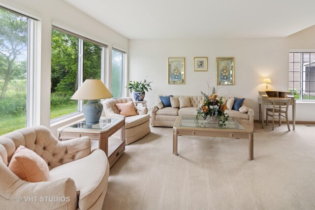 377 Locksley Dr, Streamwood, IL 60107 - living area featuring light carpet