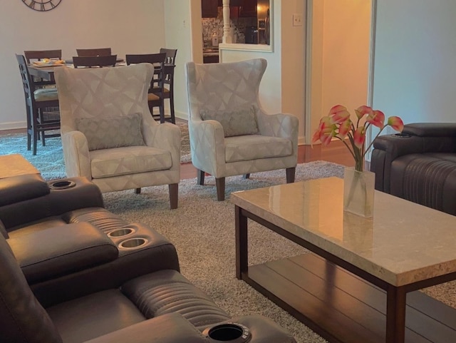 3427 Vollmer Rd Unit 108, Flossmoor, IL 60422 - living room with carpet and baseboards