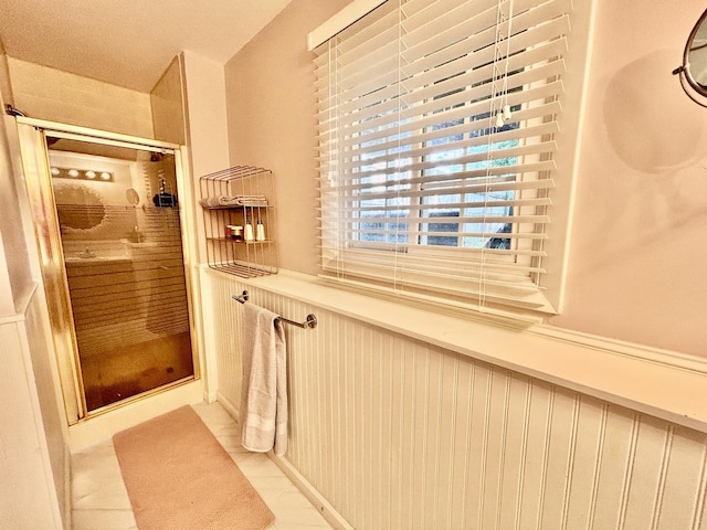 826 Dartmoor Dr, Crystal Lake, IL 60014 - full bath featuring a stall shower and tile patterned floors