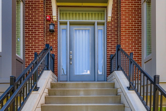 1249 Gateway Ct, Northbrook, IL 60062 - doorway to property featuring brick siding