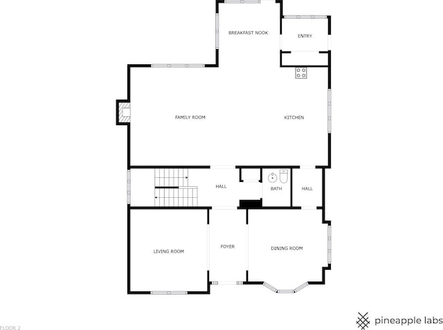 622 S Washington St, Hinsdale, IL 60521 - view of floor plan / room layout