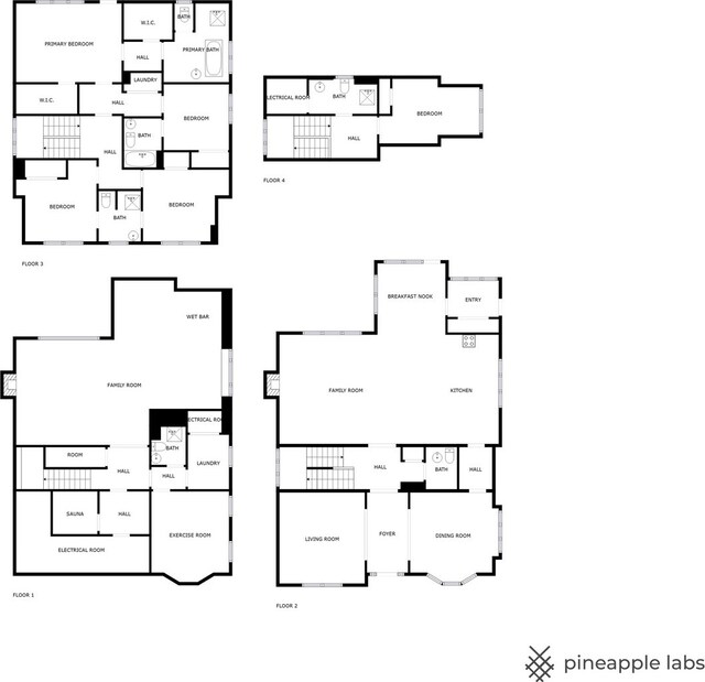 622 S Washington St, Hinsdale, IL 60521 - view of property floor plan