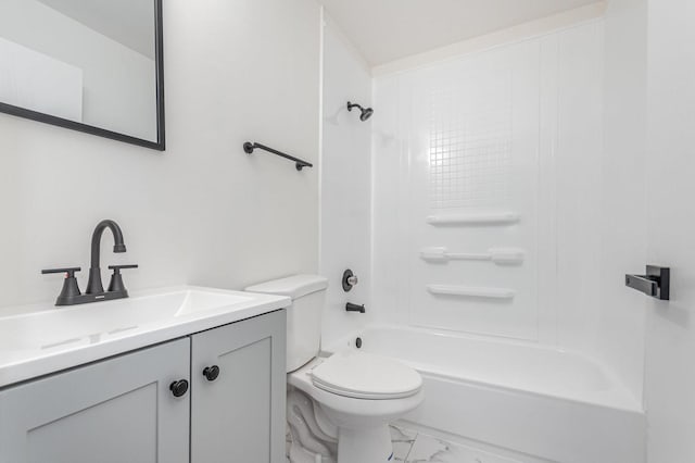 7490 Filmore Ave, Hanover Park, IL 60133 - bathroom with marble finish flooring,  shower combination, and vanity