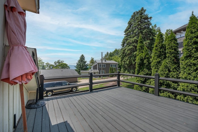 25429 W Cedar Crest Ln, Lake Villa, IL 60046 - view of wooden terrace