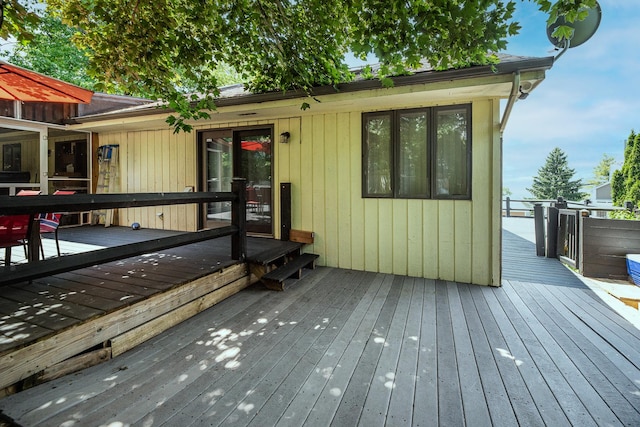 25429 W Cedar Crest Ln, Lake Villa, IL 60046 - view of wooden deck