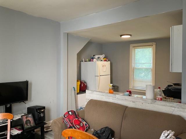 8205 S Houston Ave, Chicago, IL 60617 - kitchen featuring freestanding refrigerator