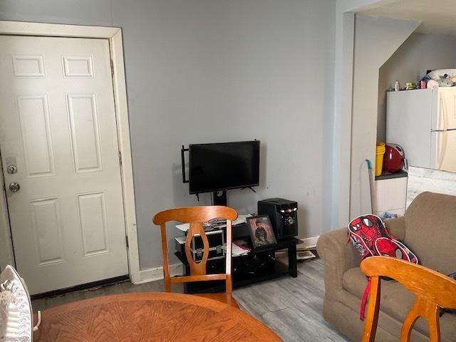 8205 S Houston Ave, Chicago, IL 60617 - living area with wood finished floors