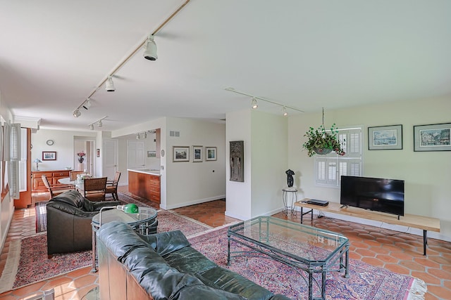 1596 W Palatine Rd, Inverness, IL 60067 - living room with track lighting