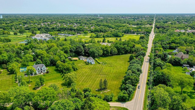1596 W Palatine Rd, Inverness, IL 60067 - bird's eye view