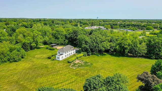 1596 W Palatine Rd, Inverness, IL 60067 - view of subject property with a forest