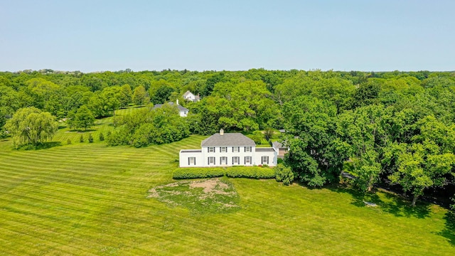 1596 W Palatine Rd, Inverness, IL 60067 - view of subject property featuring a heavily wooded area