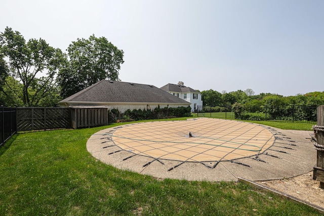 1596 W Palatine Rd, Inverness, IL 60067 - fenced backyard featuring a patio