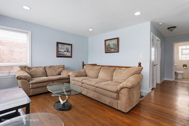 7324 W 56th Pl, Summit, IL 60501 - living room with wood finished floors and recessed lighting
