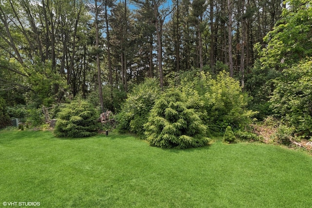 612 Pine View Pass, Lake Villa, IL 60046 - view of grassy yard featuring a wooded view