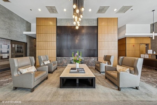 450 E Waterside Dr Unit 906, Chicago, IL 60601 - building lobby featuring recessed lighting