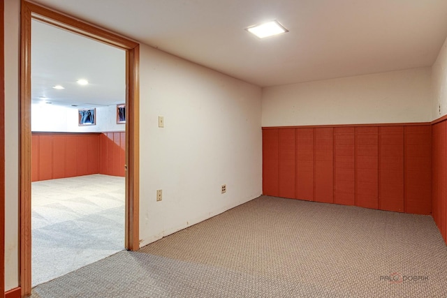 4519 W Shore Dr, Mchenry, IL 60050 - spare room featuring carpet flooring and wainscoting