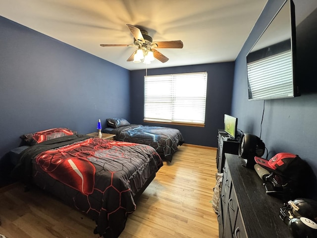 1419 Major Dr, Plainfield, IL 60586 - bedroom featuring light wood-style floors and ceiling fan