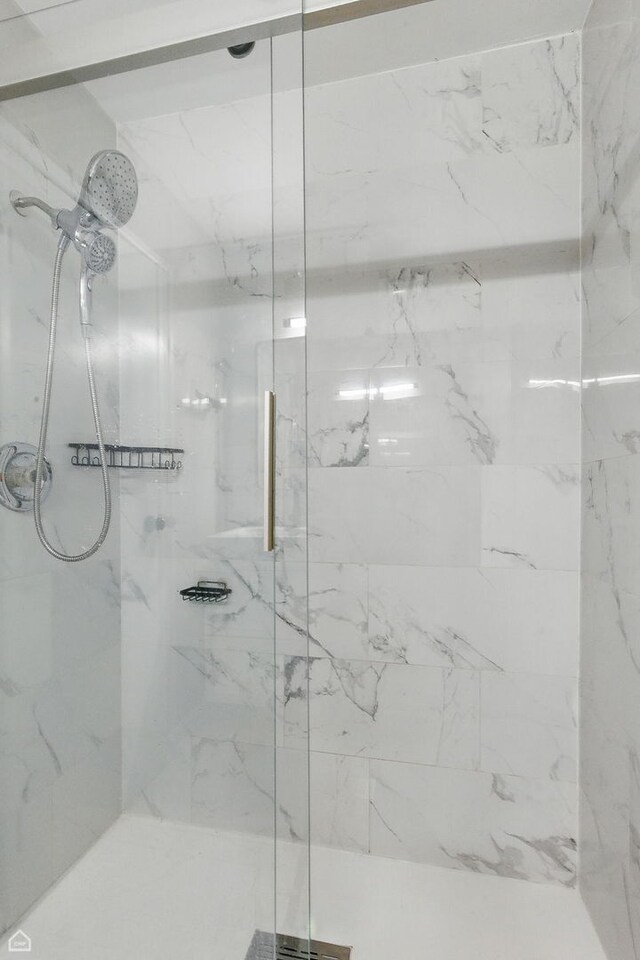 421 Pintail Ln, Deerfield, IL 60015 - full bathroom with a marble finish shower