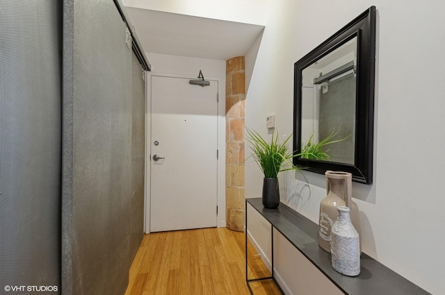 120 E Cullerton St Unit 402, Chicago, IL 60616 - doorway to outside featuring light wood-type flooring