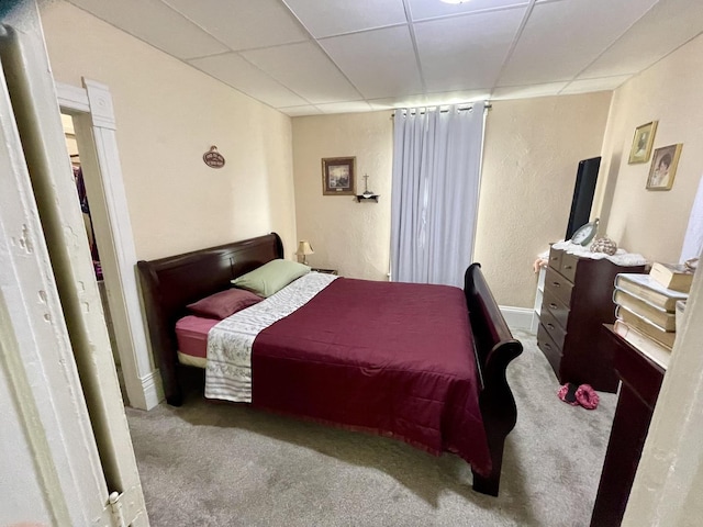 1003 3rd St, Lasalle, IL 61301 - bedroom with a drop ceiling and carpet flooring