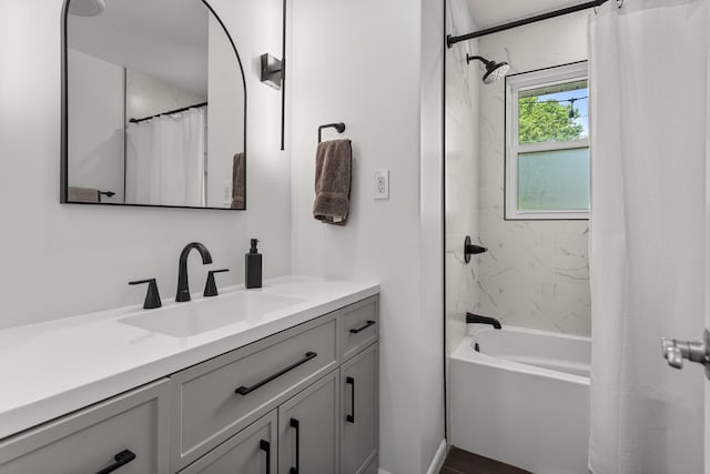 1716 Park Haven Dr, Champaign, IL 61820 - full bathroom with vanity and shower / tub combo