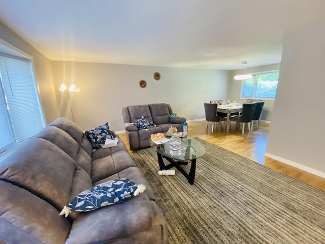 1106 Westfield Ln, Schaumburg, IL 60193 - living area with wood finished floors and baseboards