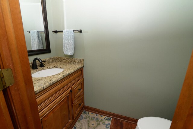 1344 Saddlebrook Rd, Bartlett, IL 60103 - bathroom featuring vanity and wood finished floors