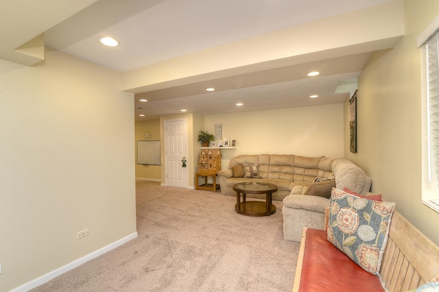 1344 Saddlebrook Rd, Bartlett, IL 60103 - carpeted living area featuring recessed lighting
