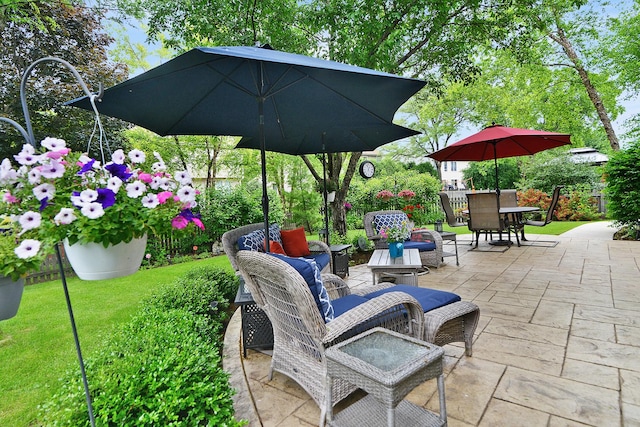 1344 Saddlebrook Rd, Bartlett, IL 60103 - view of patio / terrace featuring outdoor dining space