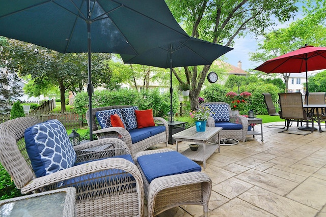 1344 Saddlebrook Rd, Bartlett, IL 60103 - fenced backyard with a patio and outdoor dining space