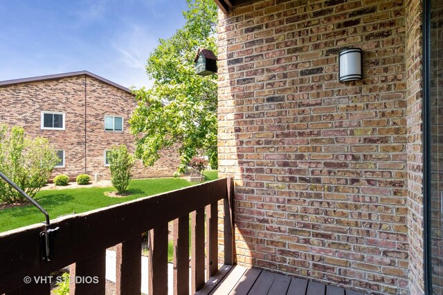 338 Sheridan Dr Unit 1F, Willowbrook, IL 60527 - view of balcony