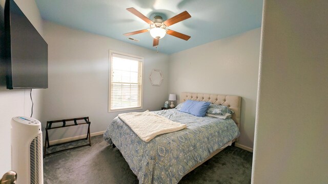 3908 Summer Sage Ct, Champaign, IL 61822 - bedroom featuring carpet floors and a ceiling fan