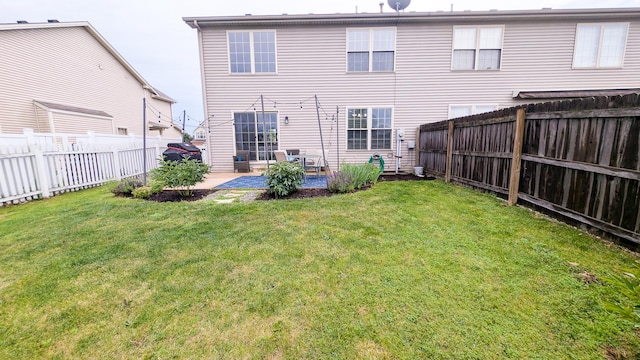 3908 Summer Sage Ct, Champaign, IL 61822 - rear view of property with a patio and a fenced backyard