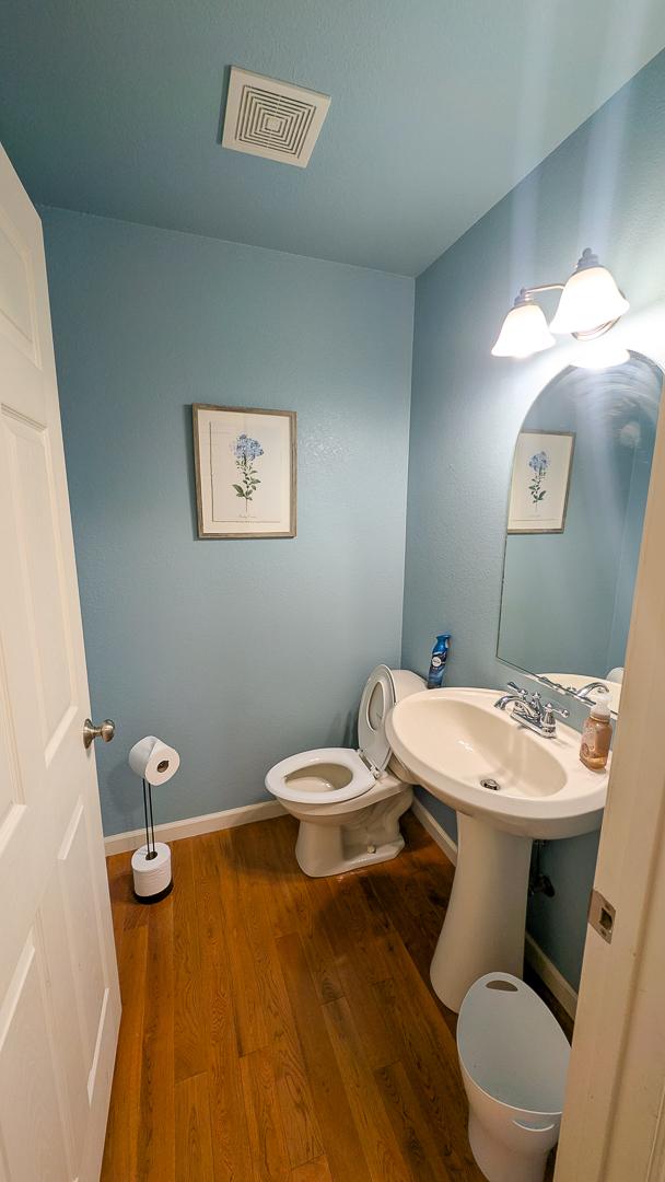 3908 Summer Sage Ct, Champaign, IL 61822 - bathroom with wood finished floors and toilet