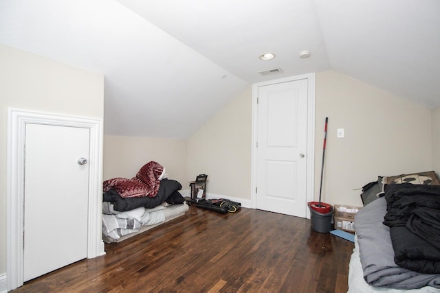 5236 W Nelson St, Chicago, IL 60641 - bedroom featuring wood finished floors and lofted ceiling