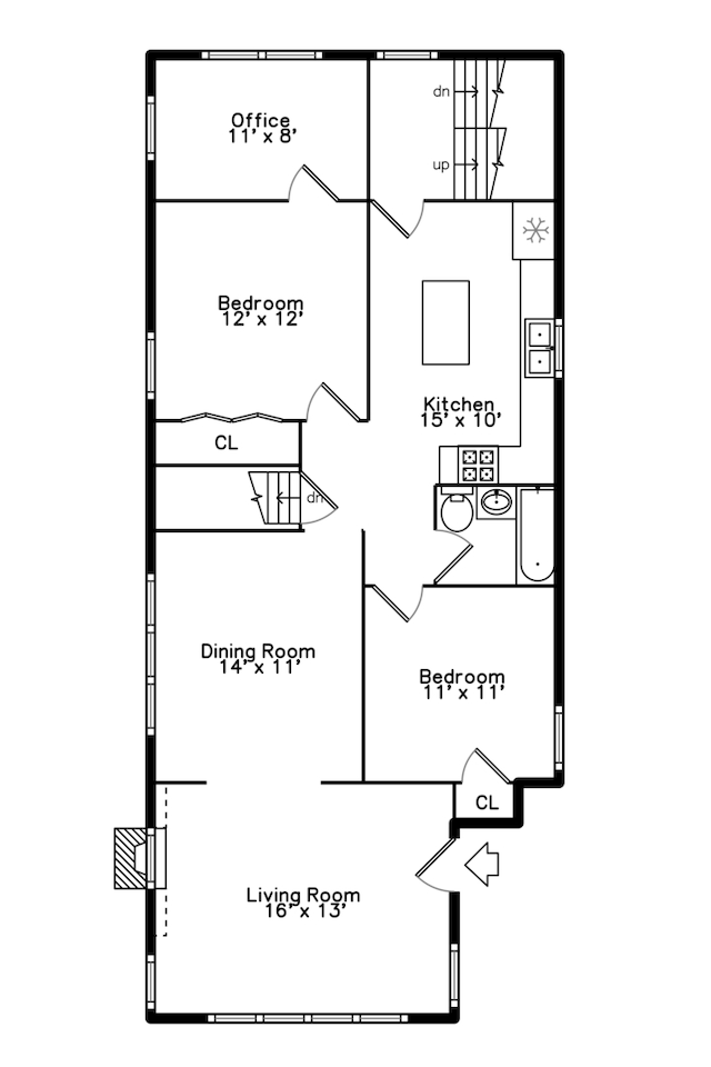 5236 W Nelson St, Chicago, IL 60641 - view of floor plan / room layout