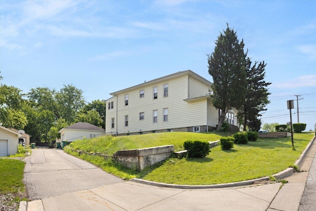 415 Fremont St, Lemont, IL 60439 - view of property exterior with a lawn