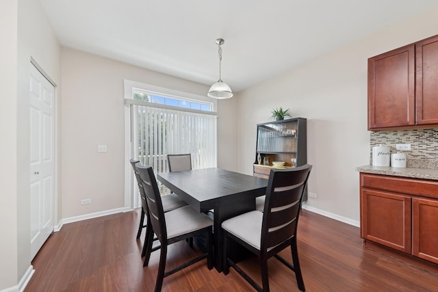 6518 Lilac Blvd, Hanover Park, IL 60133 - dining space with dark wood-style floors