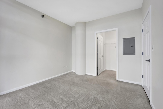 1255 S State St Unit 1704, Chicago, IL 60605 - unfurnished bedroom with electric panel, carpet floors, a walk in closet, and a closet